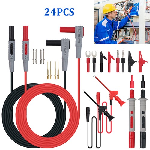 24pcs multimeter test lead kit - 24pcs,