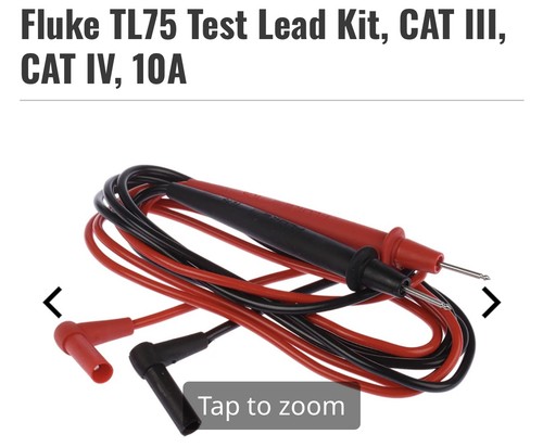Fluke tl75 test - fluke, lead